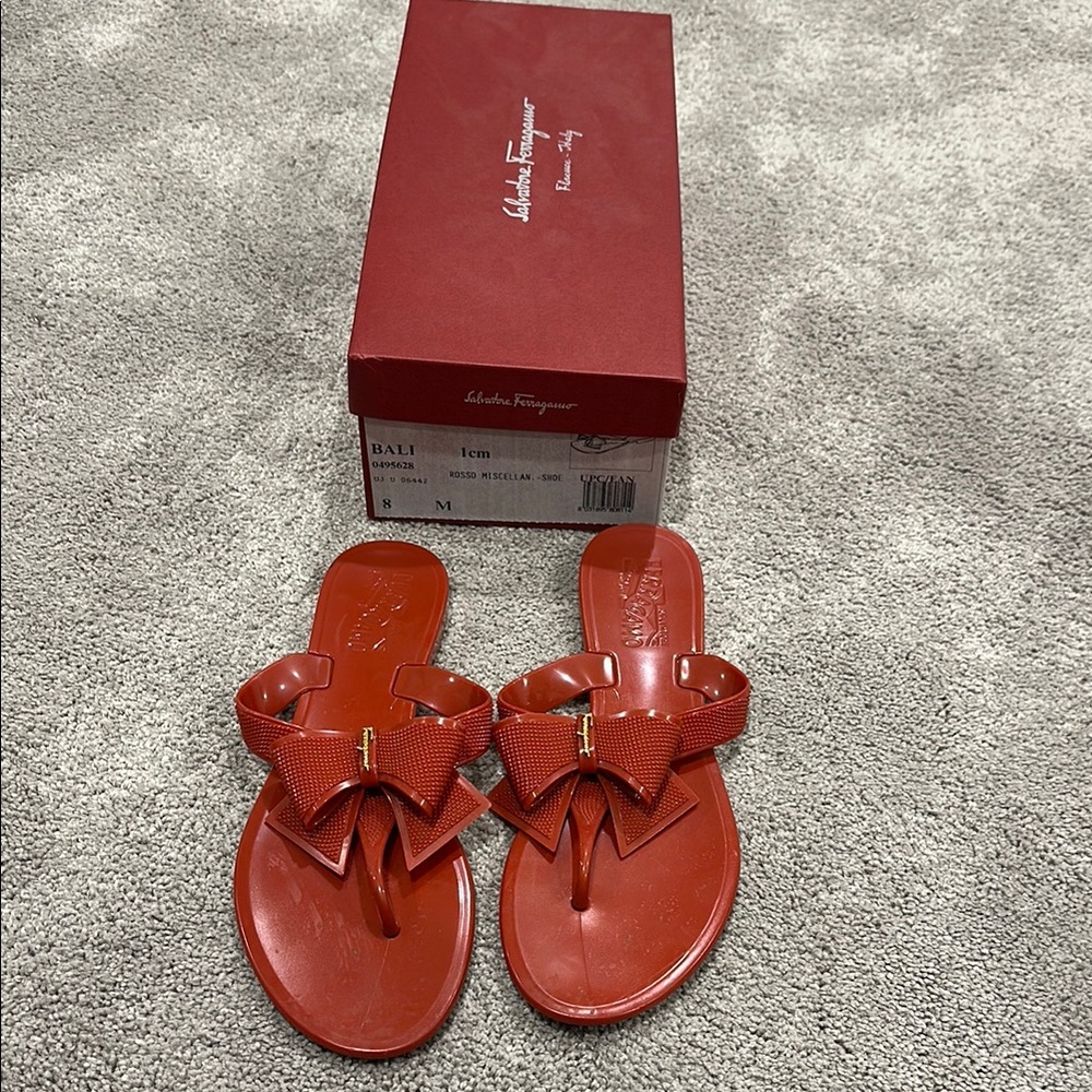Salvatore Ferragamo Women's Red Sandals